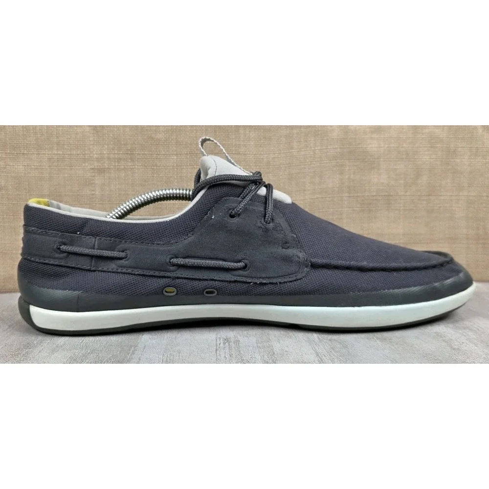 Lacoste L.AndSailing Navy Blue Nautical Ocean Beach Boat Shoes Men's‎ Size 11.5